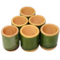 Tube de bougie à récipient cosmétique en bambou de haute qualité